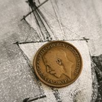 Монета - Великобритания - 1/2 (половин) пени | 1914г., снимка 2 - Нумизматика и бонистика - 45492083