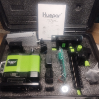 Huepar 503DG - 3x360 Green Beam самонивелираща се напречна линия 

, снимка 7 - Други инструменти - 44970500