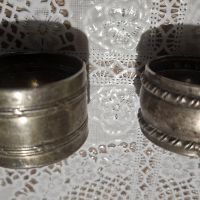 Вехториански сребърни салфетници, снимка 4 - Антикварни и старинни предмети - 45535027