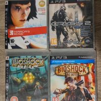 Игри за PS3 Crysis 2 Limited Edition,  Bioshock, Bioshock Infinite, Mirror's Edge, снимка 1 - Игри за PlayStation - 45864184