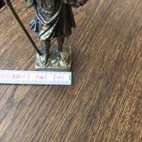  Бронзова фигура Статуя Свети Христофор, снимка 3 - Колекции - 45792636