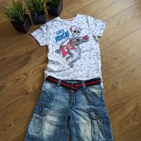 къси дънки, панталонки и тениски за момче, снимка 5 - Детски къси панталони - 45421620