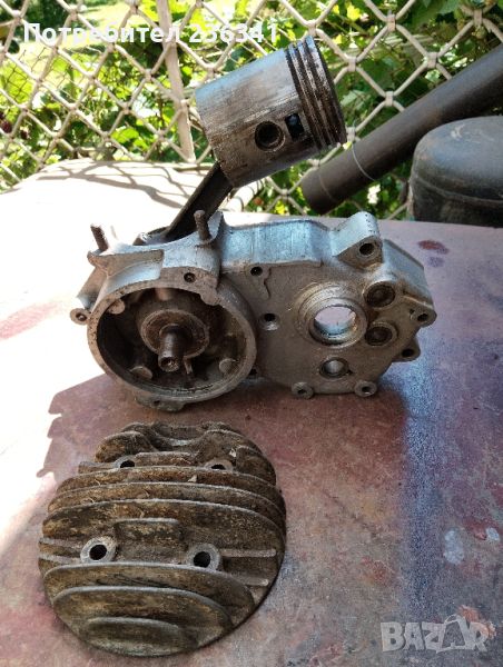 части за двигател цюндап и джанти предна и задна Zündapp DB,DBK 250, 200, снимка 1