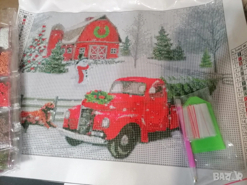 Диамантен Гоблен с пълно облепяне, снимка 1