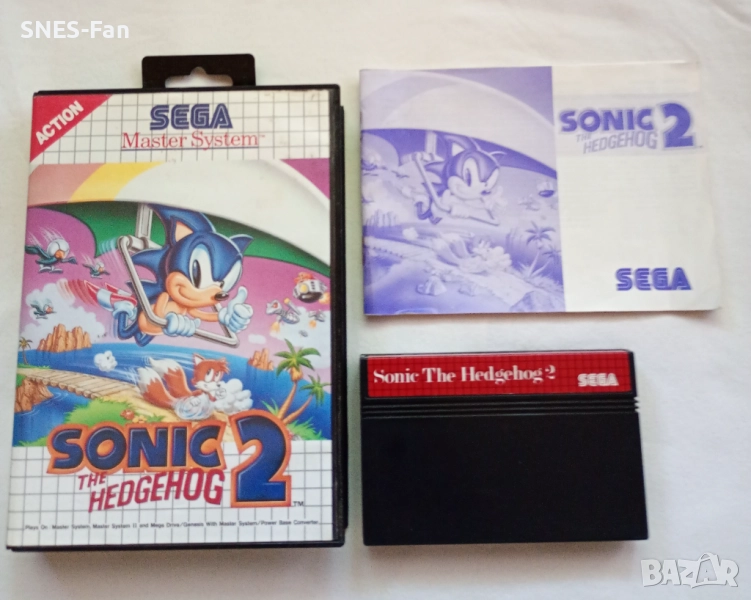 Sonic The Hedgehog 2 - Sega Master System, снимка 1