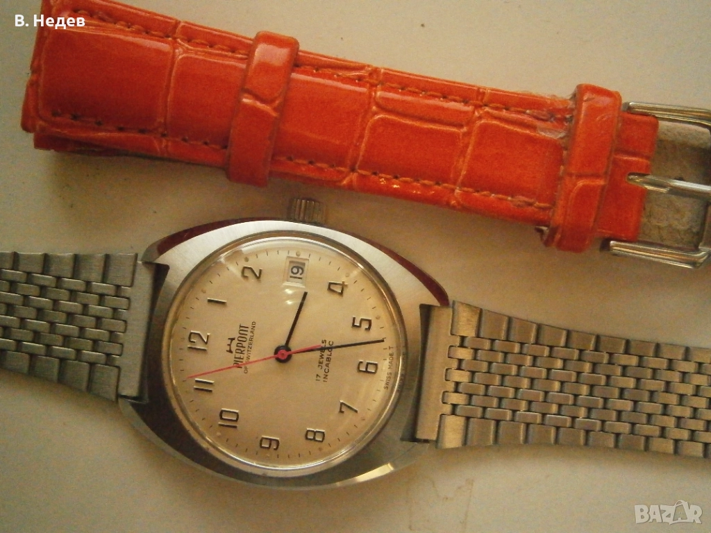 NOS! PIERPONT of Switzerland, FHF974, 17 jewels, incabloc, Swiss, TOP!, снимка 1