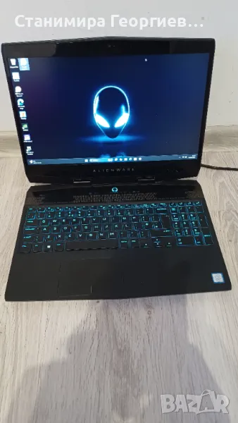 лаптоп Alienware M15 i7 8750H RTX 2070 MAX-Q 144HZ 16GB RAM, снимка 1