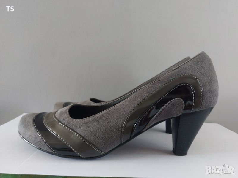 Дамски обувки с нисък ток 38 номер, снимка 1