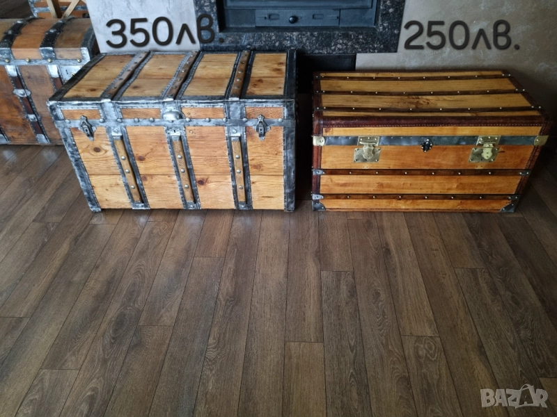 Стар сандък/ракла/скрин/ два броя, снимка 1