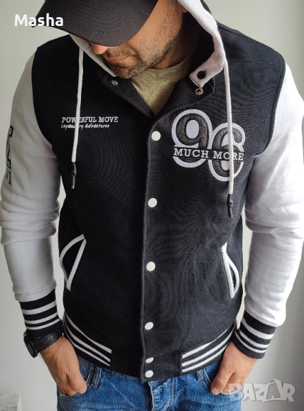 мъжка блуза със качулка разм. М, снимка 1