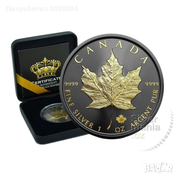 1 oz maple leaf / 1 сребърна унция канадски кленов лист 2025, снимка 1