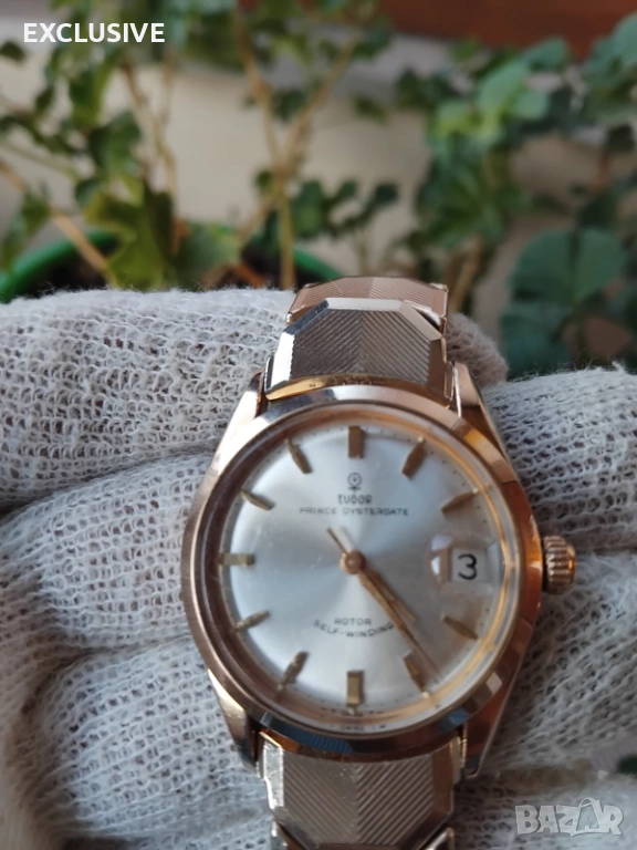 Позлатен Tudor - Prince Oysterdate Gold Plated Automatic Малкия брат на ROLEX - Договаряне!!!, снимка 1