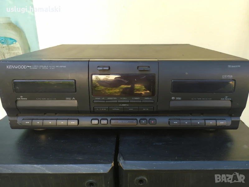Двукасетъчен дек Kenwood, снимка 1