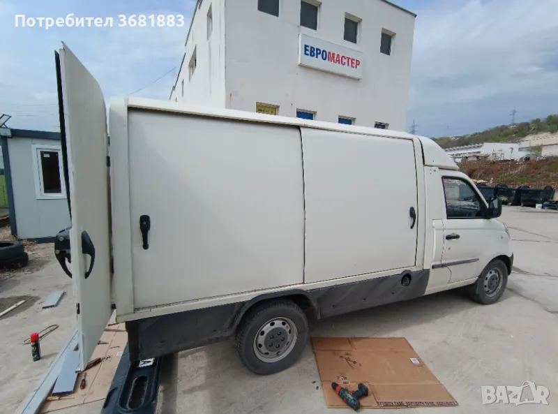 Каросерия 270х145х130 височина  Piaggio porter NP, снимка 1