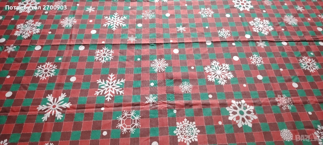 Коледна покривка, снимка 1