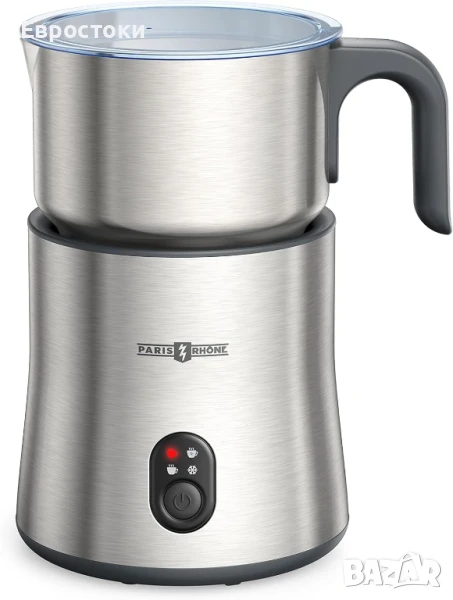Paris Rhône Електрически индукционен пенообразувател за мляко 4 в 1, 500 мл., подходящ за съдомиялна, снимка 1