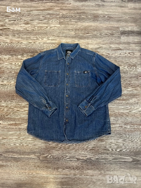 Мъжко!Dickies Houston Denim Button Up Shirt размер Л, снимка 1