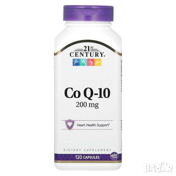 21st Century CoQ10, 200 mg, 120 капсули, снимка 1