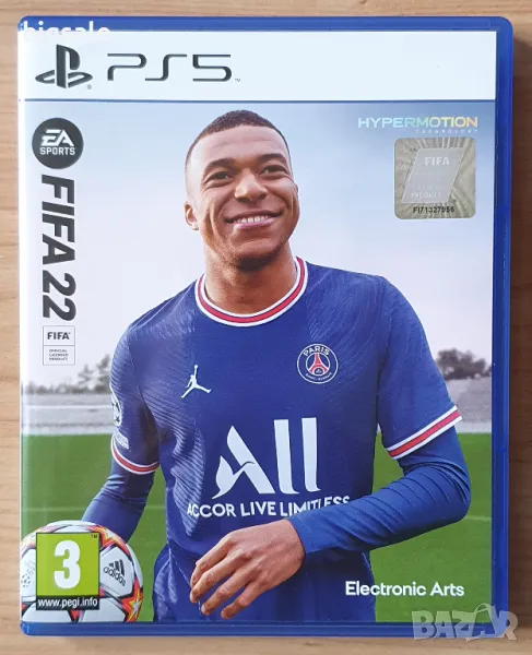 Перфектен диск с игра FIFA 22 PS5 Playstation 5 ФИФА 2022 Плейстейшън, снимка 1