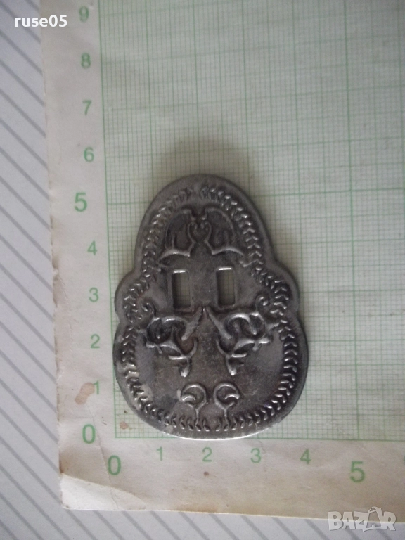 Плочка метална за декорация, снимка 1