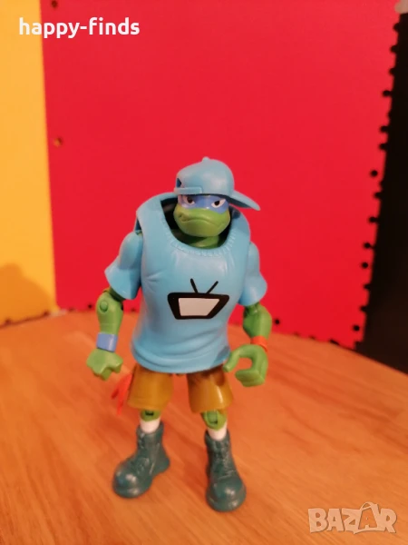 Базова екшън фигура КОСТЕНУРКИТЕ НИНДЖА Wrestling Leo, снимка 1