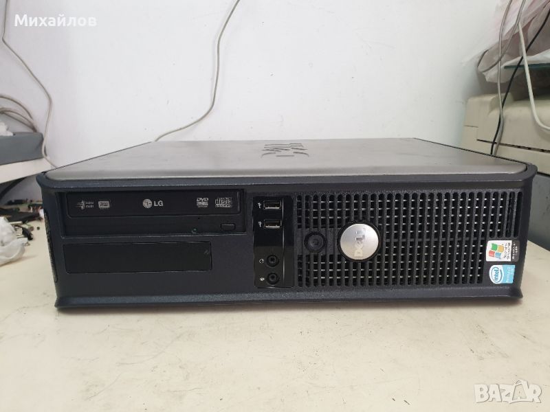 	Двуядрен настолен компютър DELL Optiplex GX620 + Гаранция, снимка 1