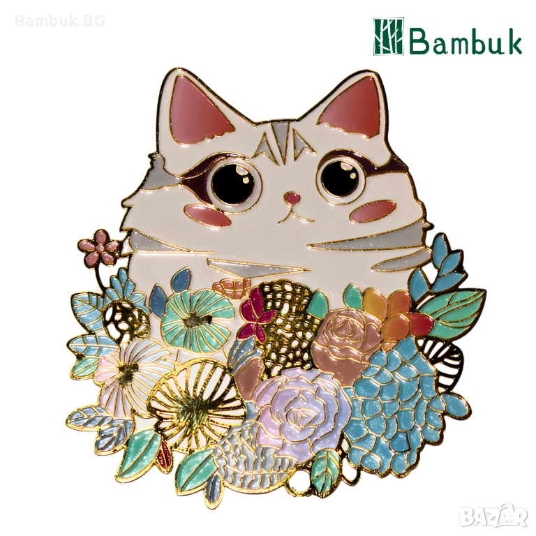 Книгоразделител ,,Котка", снимка 1