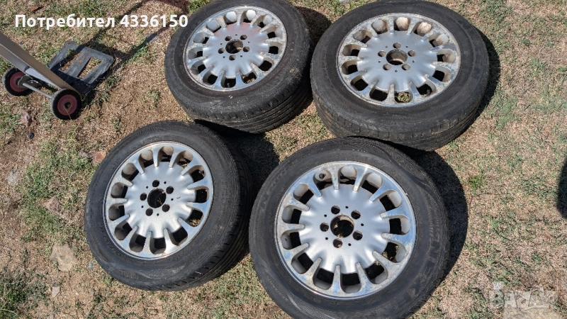 Джанти за Мерцедес 16 цола 225/55/16 W211 W210 W202 W201 W124 , снимка 1