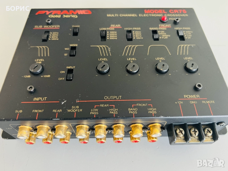 MULTI CHANNEL ELECTRONIC CROSSOVER PYRAMID CR75, снимка 1