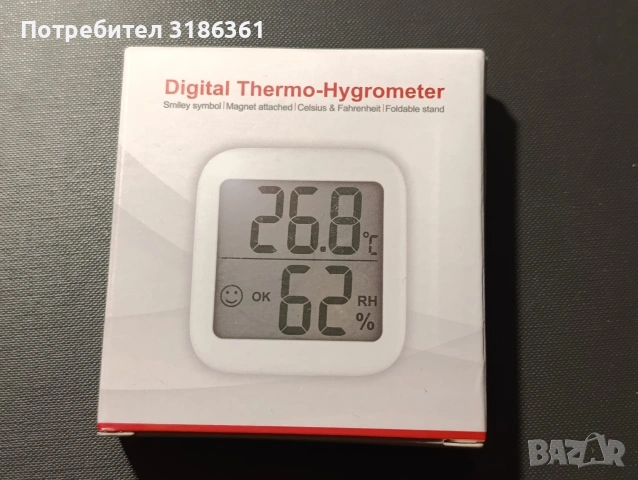 Digital thermo-hygrometer.Дигитален термо-хидрометър, снимка 4 - Други - 53498294