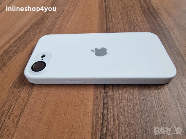 Матов Стъклен Кейс за Apple iPhone 16e - Различни цветове, снимка 4 - Калъфи, кейсове - 51703410