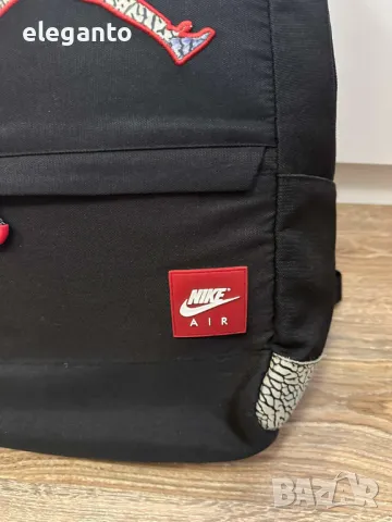 Nike Jordan Jumpman Black Cement Bred Toe Laptop раница 35 литра, снимка 4 - Раници - 48641854