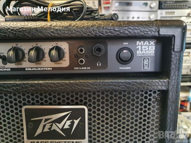 Китарно кубе Peavey Max 158 bass amplifier В отлично техническо и визуално състояние., снимка 7 - Тонколони - 46467398