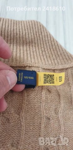 POLO Ralph Lauren Cable Wool/ Cashmere Half Zip Mens Size XL НОВО! ОРИГИНАЛ! Мъжка Вълнена Жилетка с, снимка 15 - Пуловери - 48253497