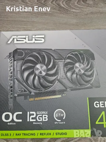 Видео карта GEFORCE RTX4070/12GB, снимка 3 - Видеокарти - 46904247