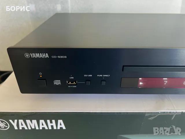 CD Player YAMAHA CD-S303 (с USB, FLAC, MP3, LPCM и др), снимка 2 - Декове - 49436520