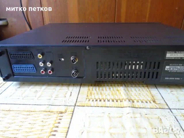 vhs Akai vs-g75 hi-fi stereo, снимка 8 - Плейъри, домашно кино, прожектори - 47049357