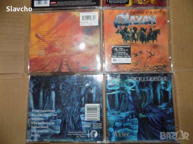 Компакт диск на -Slayer–God Hates Us All/Slash -R&Fn'R /Saxon –Dogs Of War/Sacrilegium–Wicher, снимка 10 - CD дискове - 39457676