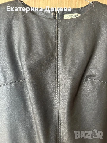 Нова рокля с кожен ефект Фетиш, снимка 2 - Рокли - 50650342