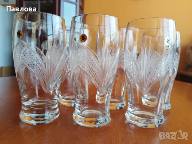 Кристални чаши серия Рамона , снимка 2 - Чаши - 50585322