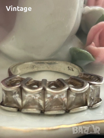 Масивен сребърен пръстен , снимка 4 - Пръстени - 53982175