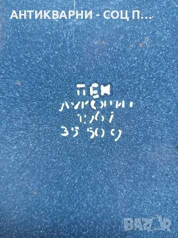 Стара Голяма Емайлирана Тава За Печене На Агне Месо 1961г., снимка 6 - Антикварни и старинни предмети - 52057494