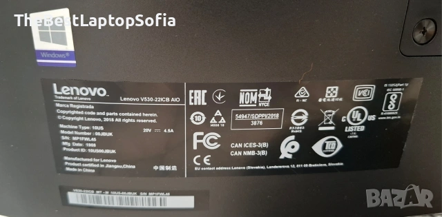 All-In-One Lenovo V530-22ICB AIO - Touchscreen, снимка 7 - Работни компютри - 54003010
