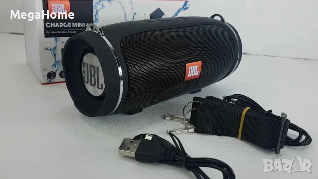 Преносима Блутуд Kолонка Charge 4 Mini+ 20W с FM радио, плътен бас и силен звук, снимка 2 - Bluetooth тонколони - 53390782