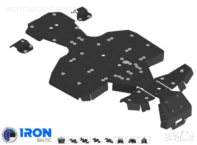 НОВА Пълна Защита CFMOTO CF MOTO X8 X10 2024-26 , 10 mm дебелина PHD, снимка 8 - Части - 52127545