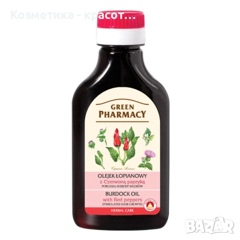 Билково масло за скалп с репей и люти чушки, 100 мл
