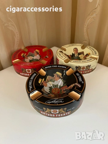 Arturo Fuente пепелник за пури – 4 места, керамика, подаръчна кутия