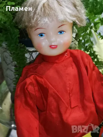 Стара руска кукла "Руский мальчик" (музикант) , снимка 3 - Колекции - 49874837