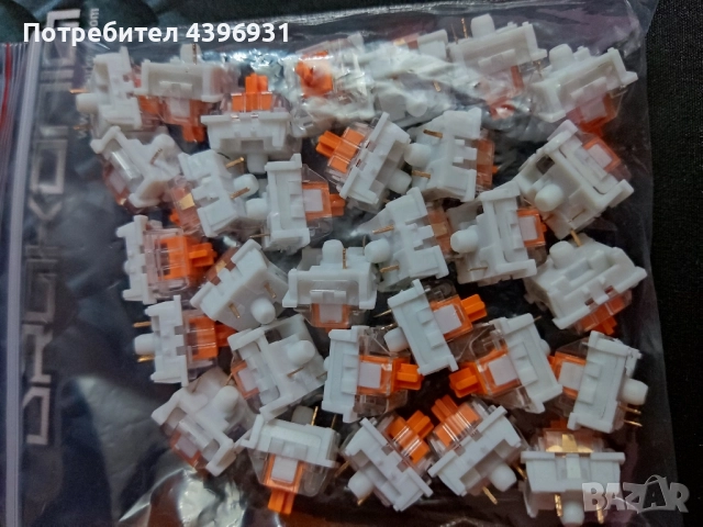 Orange switches 30pcs Outemu 3-pin