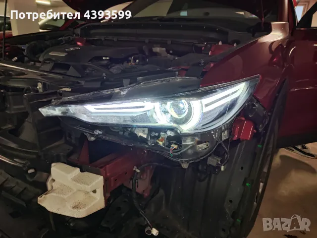 ляв фар ЛЕД матричен LED matrix Мазда Mazda CX 5 завиващ AHB, снимка 2 - Части - 49189762